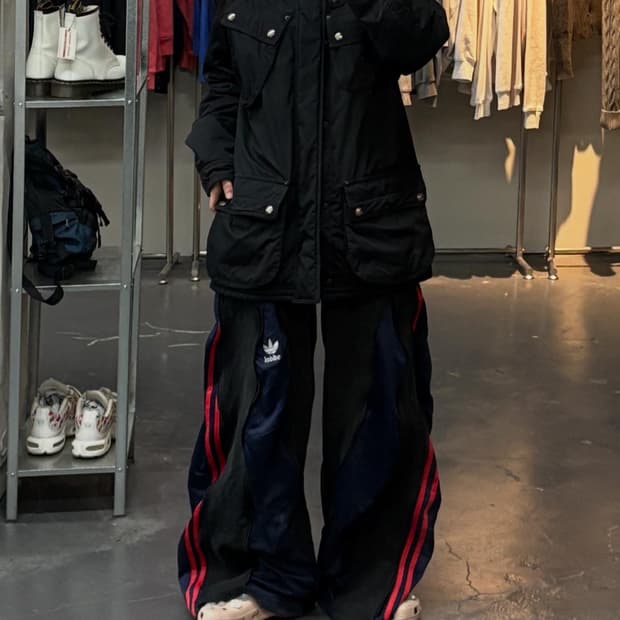 폴로랄프로렌 블랙 나일론 유일리티 파카 A2822