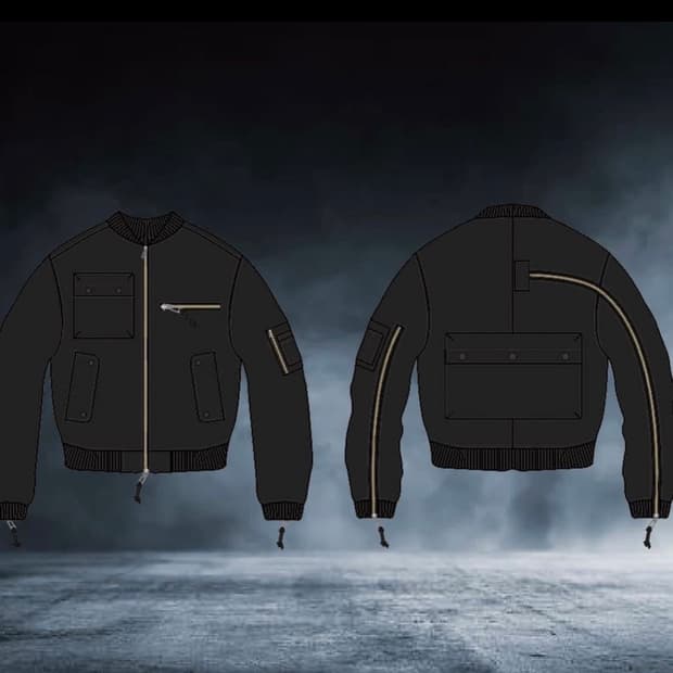 그레일즈 멀티 지퍼 봄버 1사이즈