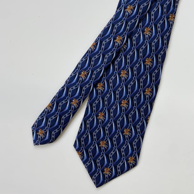 버버리 모노그램 명품 정품 넥타이 (Burberry)