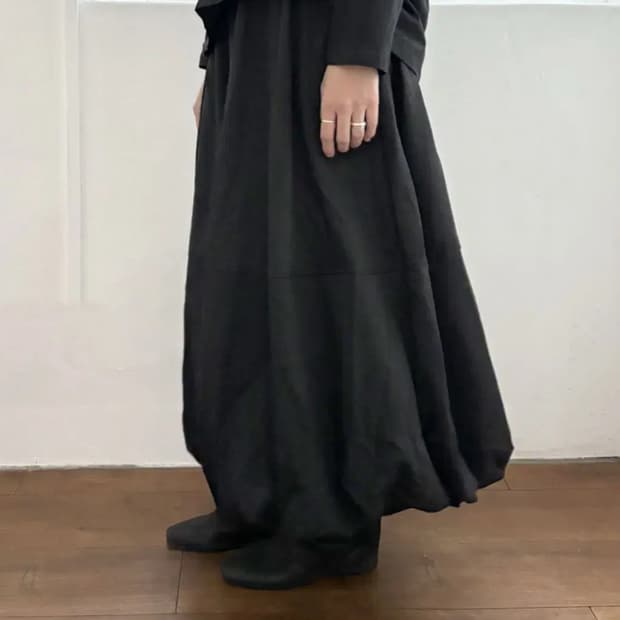 피에브레 maxi balloon skirt