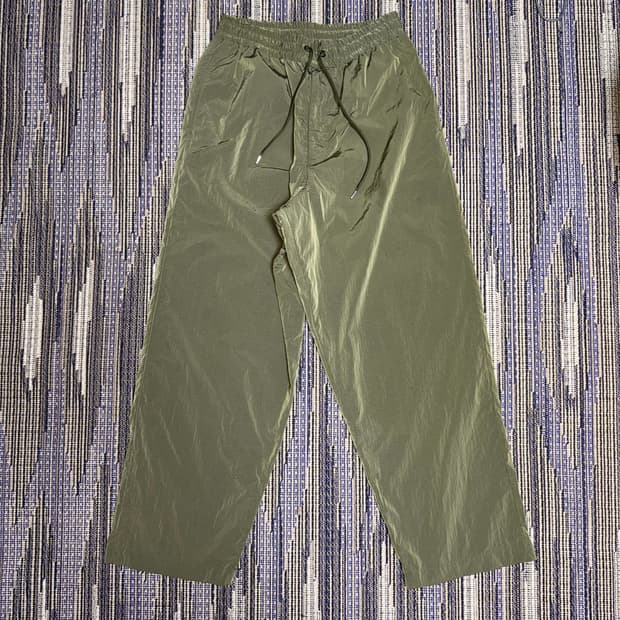 후미토 간류 나일론 와이드 팬츠