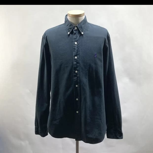 랄프로렌 남성솔리드셔츠 남방 블랙 L