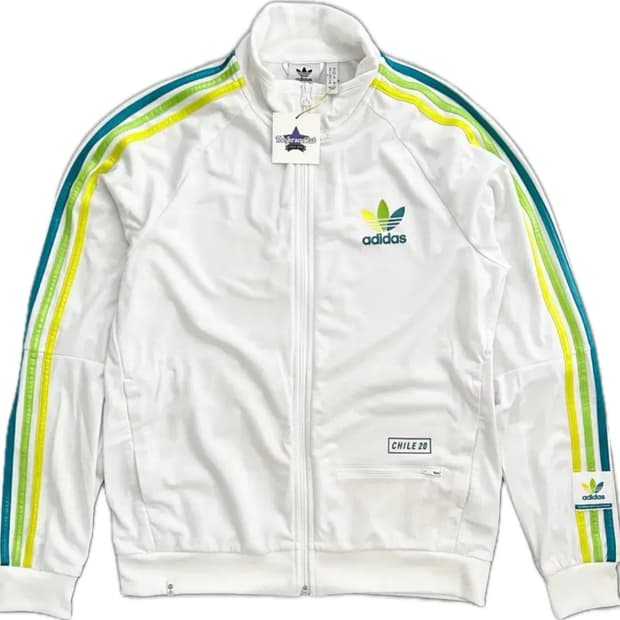 아디다스 대장급 파이어버드 흰초 멀티컬러 져지