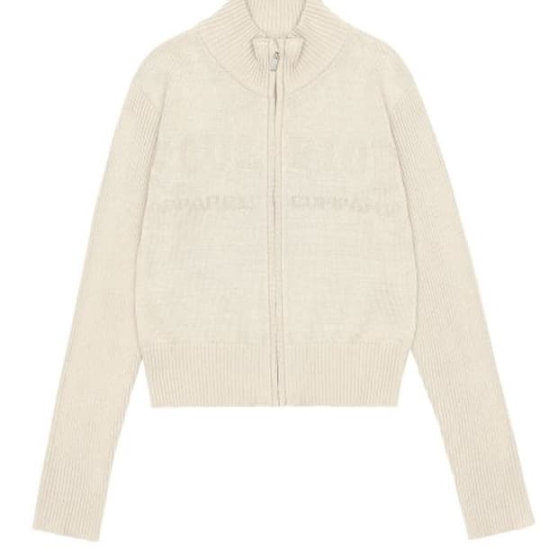 [S] 스컬프터 클래식 로고 집업 아이보리