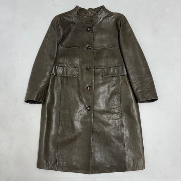 DEMIAN LAMBSKIN HALF COAT