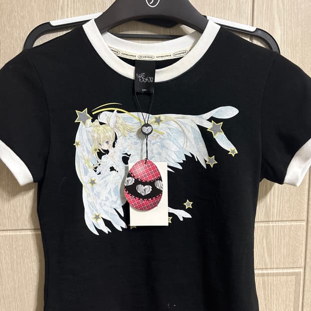 캐캐체 세라 반팔 SHUGO CHARA! RINGER TEE(BLACK)