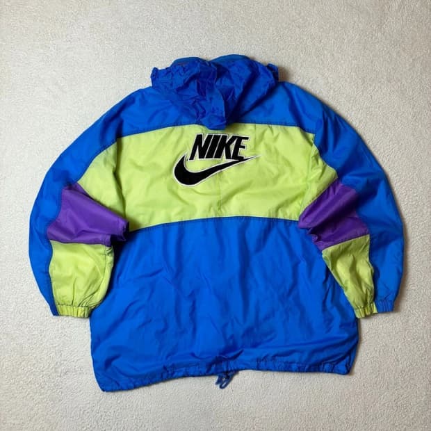 나이키 90's 올드스쿨 배색 빅로고 바람막이 자켓 PN6726   