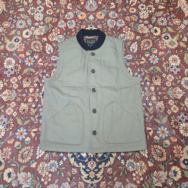 [M] 펜들턴(Pendleton) 코튼 캔버스 울 라이닝 베스트