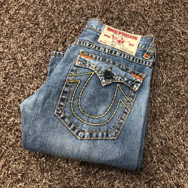 트루릴리전 조이 플레어 부츠컷 데님 팬츠