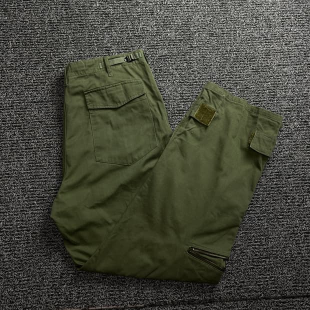 미군 밀리터리 빈티지 퍼티그 팬츠 올리브 1484
