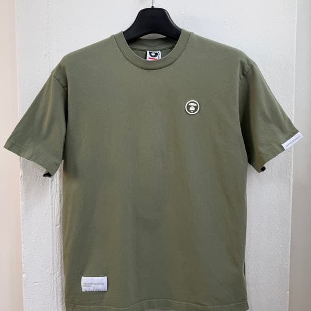 에이프 베이프 마일로 패치 반팔 티셔츠 