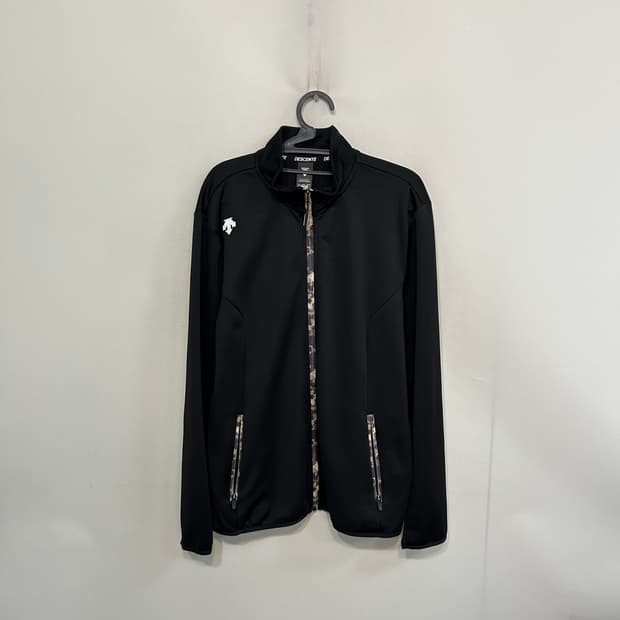 데상트 남성 카모 포인트 집업 110 