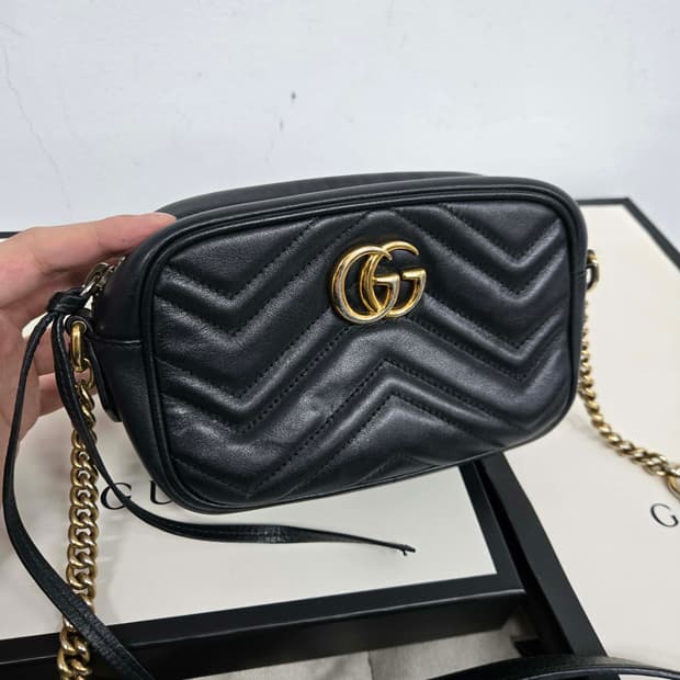 [보증서 정품]구찌 마몬트 카메라백