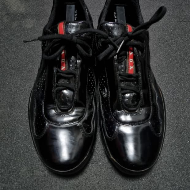 프라다 아메리칸컵 에나멜 uk10.5