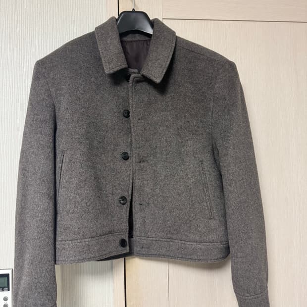 엘무드 마르코스 울 알파카 트러커 자켓 로버 그레이