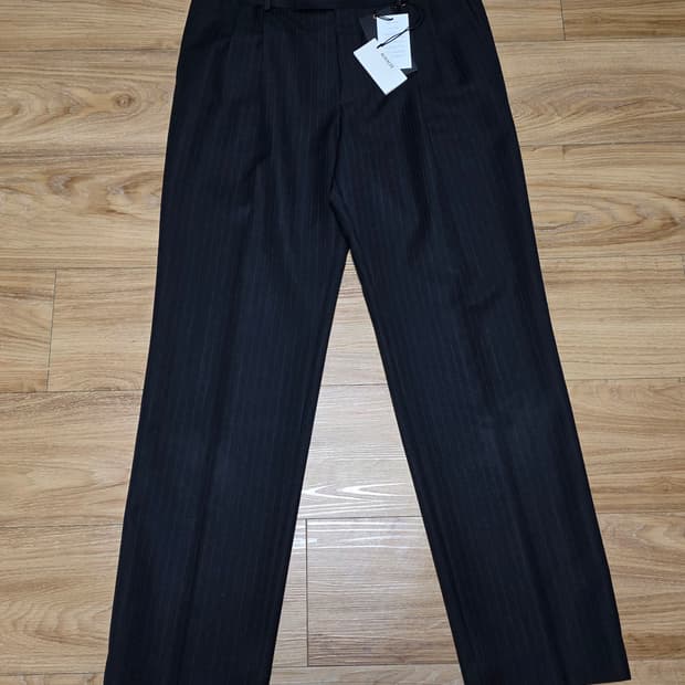 6size택포40만)25FW오라리 블루페이스울 투턱슬랙스 차콜스트라이프