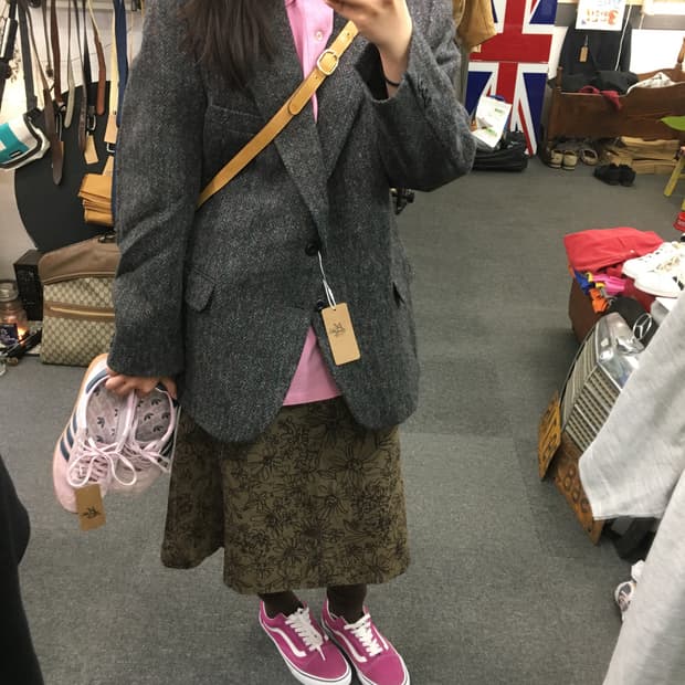 해리스 트위드 자켓