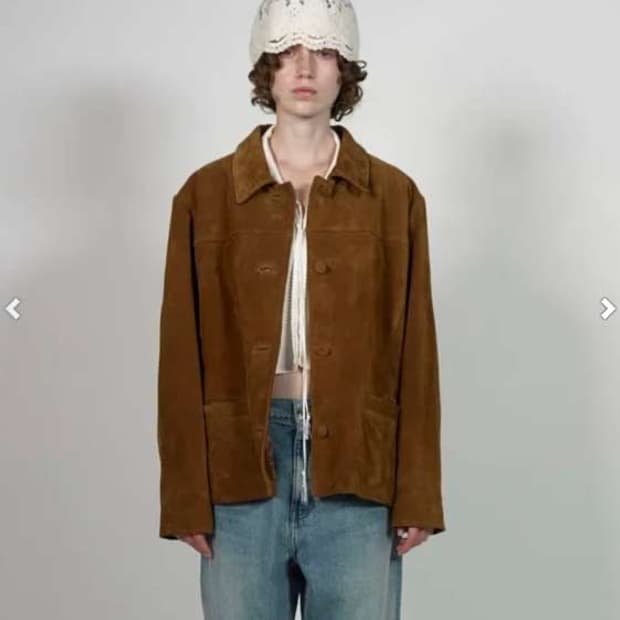 비아플레인 스웨이드 자켓