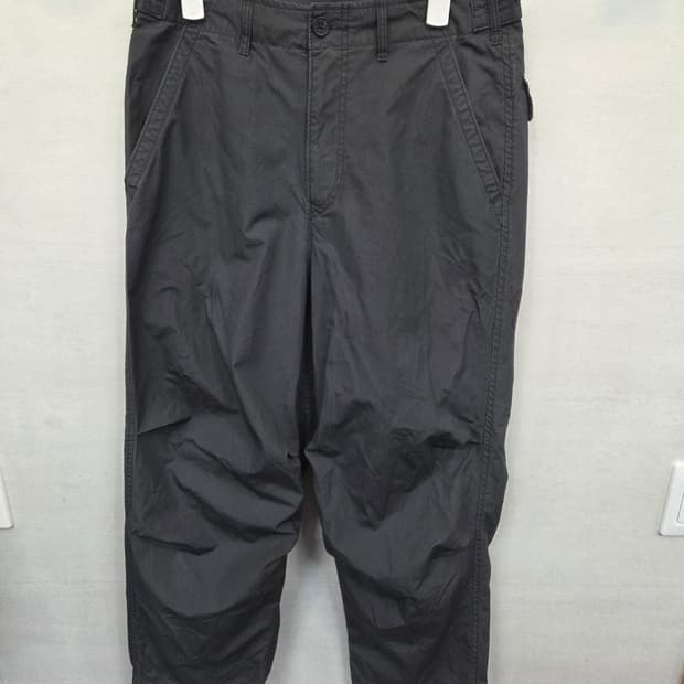 유니클로 u 파라슈트 와이드 팬츠 차콜 73 대략 26~