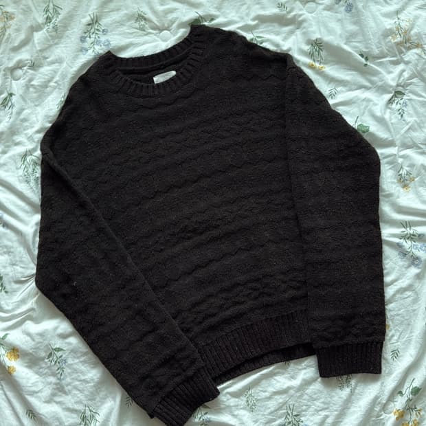 솔로이스트 울 팝오버 니트 