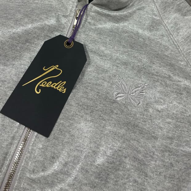 니들스 별주 누비안 한정판 트랙 자켓 새상품 그레이