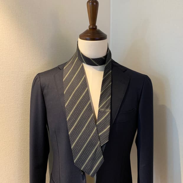 조르지오 아르마니(ARMANI) 스트라이프 명품넥타이 혼방 A+등급