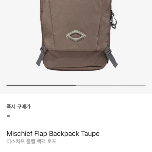 미스치프 플랩 백팩 