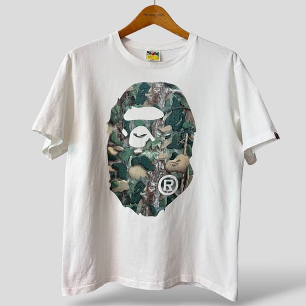 (L)Bape 베이프 카모 반팔티셔츠