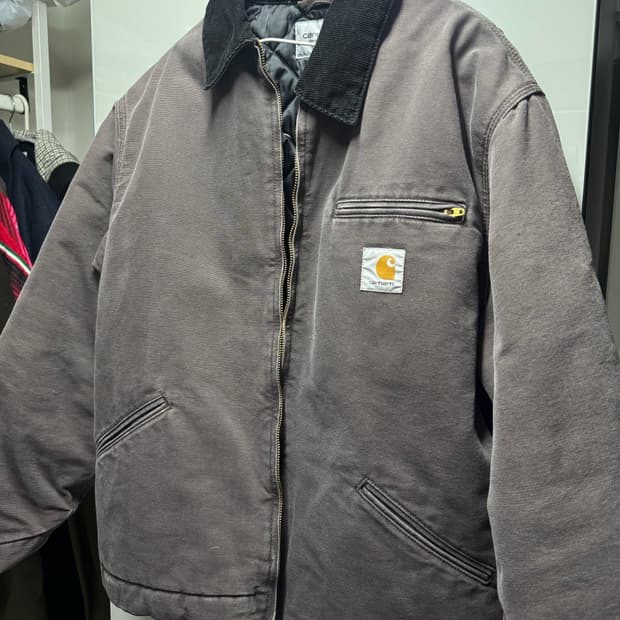 (S) 칼하트 WIP OG 디트로이트 자켓 토바코