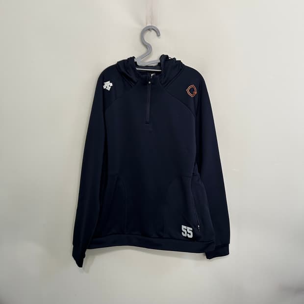 데상트 2022 풀오버 후드티 100 남성