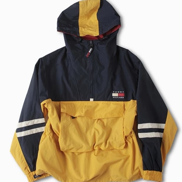 TOMMY HILFIGER 90's 타미 힐피거 립스탑 나일론 아노락