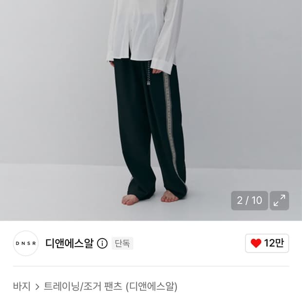 DNSR 에스닉 라인 밴딩 팬츠