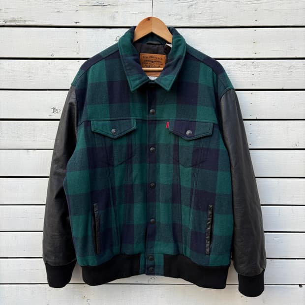 Levi’s  x Justin Timberlake 리바이스 울 레더 자켓