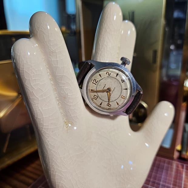 타이맥스 marlin 1950s 군용 빈티지 수동 시계