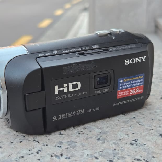소니 빔프로젝터 캠코더 HDR-PJ410