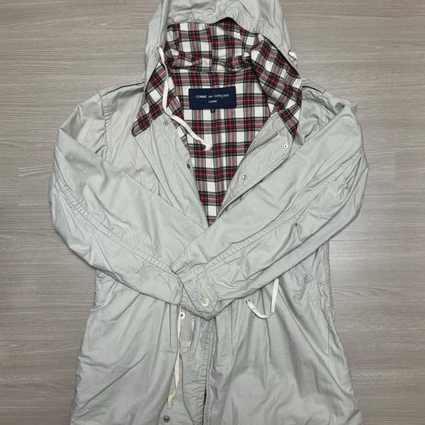 06 꼼데가르송 옴므 후드 코트