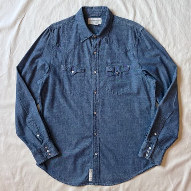 [102-105] DENIM & SUPPLY 샴브레이 데님 웨스턴 셔츠