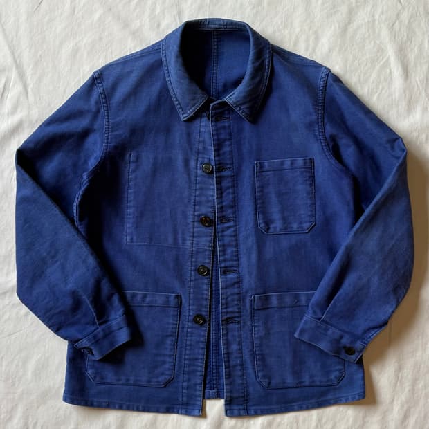 [M95/W55] 60s 오리지널 프렌치 몰스킨 워크자켓