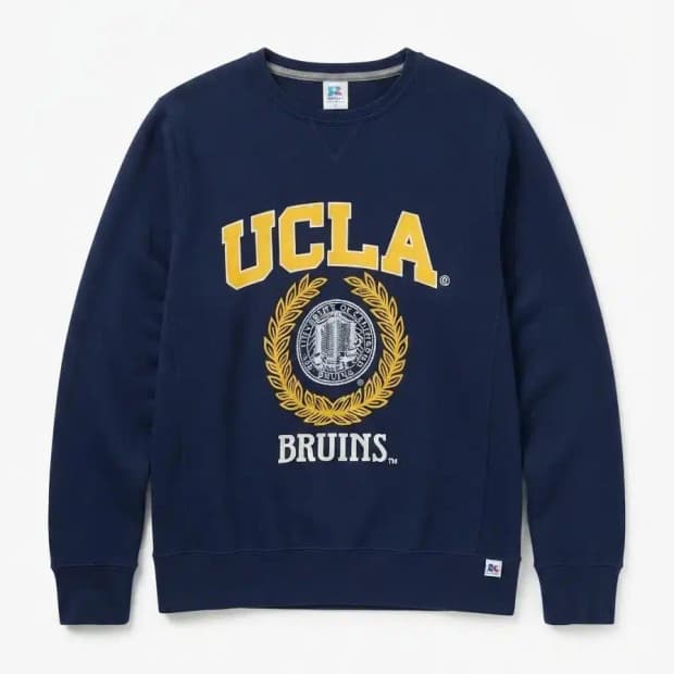 러셀 애슬레틱 UCLA 브루인스 네이비 맨투맨 S