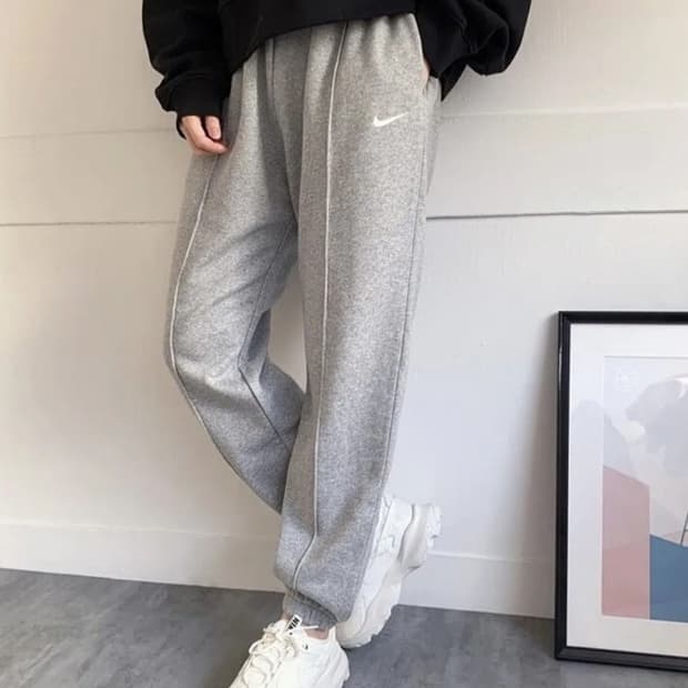 나이키 우먼스 에센셜 플리스 기모 트레이닝 팬츠 S