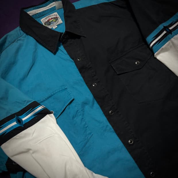  90s Cumberland Outfitters Western Shirt