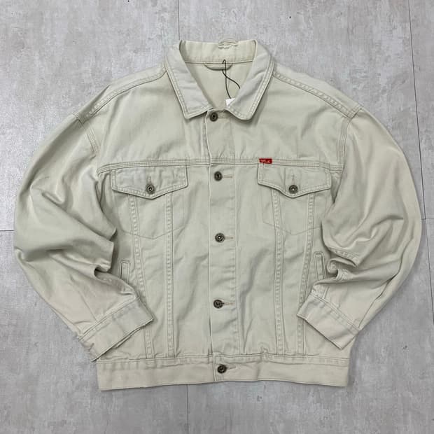 크림색 면자켓 #213