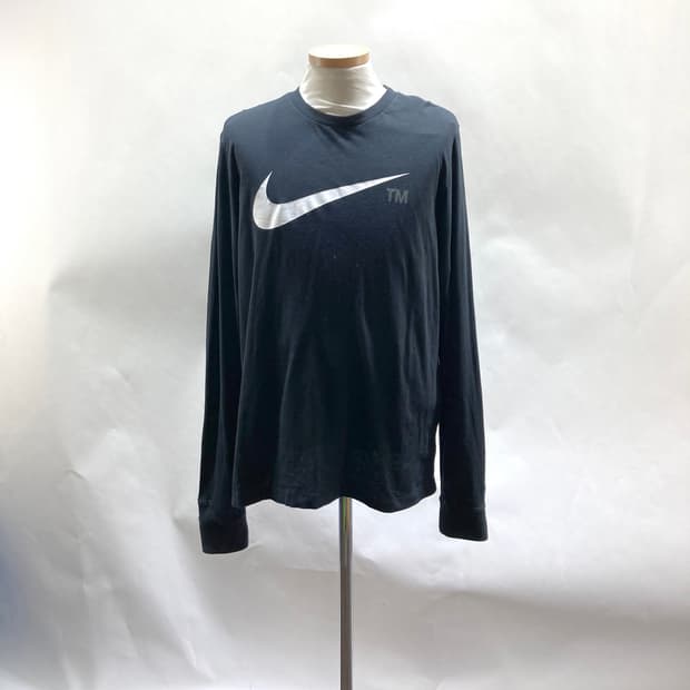 나이키 빅로고 남성긴팔티 블랙 XL 영구제