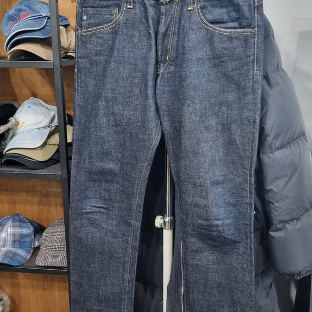 아드리아노 골드슈미드(AG) 모던슬림 셀비지 데님팬츠 34size