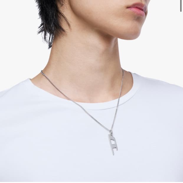 [디젤] D 로고 체인 펜던트 목걸이