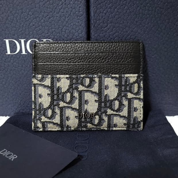 디올 오블리크 카드지갑(정품)