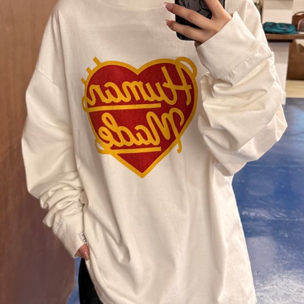 Humanmade 휴먼메이드 하트 슬리브