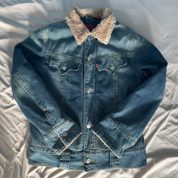 리바이스 타입원 쉐르파 자켓 L