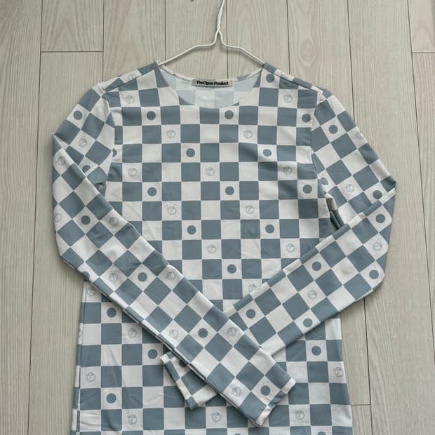 TheOpen Product/OPEN YY 체크 긴팔 티셔츠