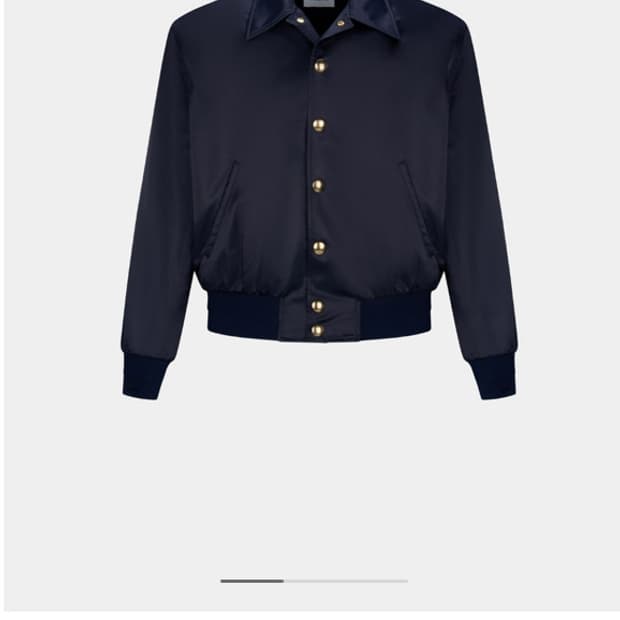 노이스 새틴 스타디움 자켓